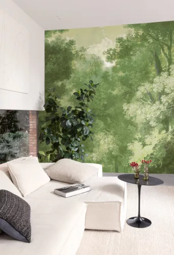 Khroma Wall Designs IV vlies anyagú, zöld színű, erdő, Modern poszter