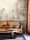 Khroma Walldesigns 2 növényi szálak, vlies anyagú beige, szürke, mályva színű dzsungel, növényes modern poszter