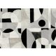 Khroma Wall Designs IV vlies anyagú, fekete, fehér, szürke színű, geometriai, Modern poszter