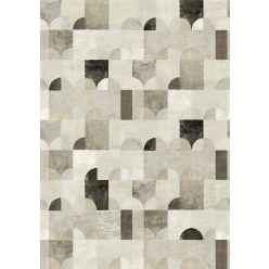   Khroma Wall Designs IV vlies anyagú, szürke, fekete  színű, geometriai, Modern poszter