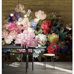  Khroma Walldesigns 2 vinyl, vlies anyagú barna, beige, rózsaszín, zöld, kék színű virágos klasszikus poszter