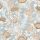 Caselio Dream Garden vlies anyagú kék, fehér, arany, beige színű virágos, növényes modern tapéta