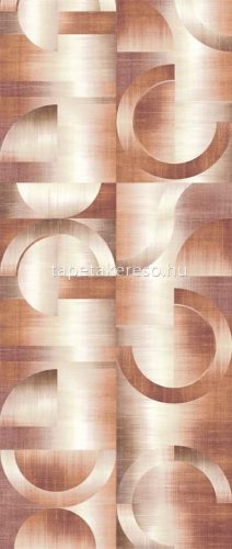 Khroma Prisma vlies anyagú barna, vajszínű színű geometriai modern poszter