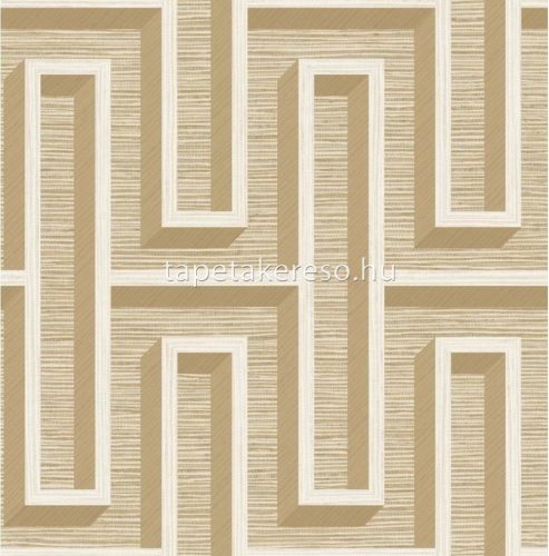 Decorline Arber vlies anyagú beige, barna, gyöngyház színű 3d, geometriai modern, natural tapéta