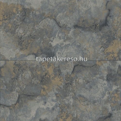 Decorline Arber vlies anyagú kék, rosegold színű kockás, márványos, foltos modern, natural tapéta