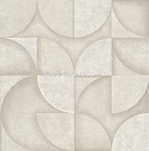 Decorline Arber vlies anyagú beige, szürke, gyöngyház színű geometriai modern, natural tapéta