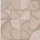 Decorline Arber vlies anyagú mályva, bronz színű geometriai modern, natural tapéta