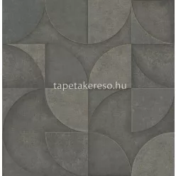  Decorline Arber vlies anyagú szürke, arany színű geometriai modern, natural tapéta