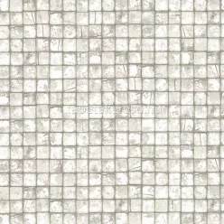   Decorline Arber vlies anyagú törtfehér, barna, ezüst színű mozaik, csempe modern, natural tapéta