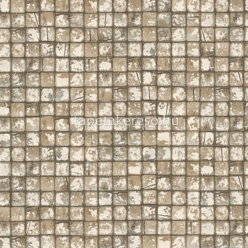 Decorline Arber vlies anyagú barna, beige, arany színű mozaik, csempe modern, natural tapéta