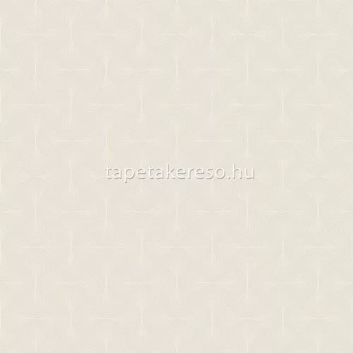 Galerie Wallcoverings Boutique vlies anyagú törtfehér, gyöngyház színű geometriai modern tapéta