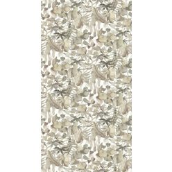   Decoprint Designer Walls Marta Cortese vlies  anyagú, fehér, barna, szürke színű, leveles, Modern poszter