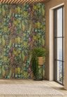 Decoprint Designer Walls Marta Cortese vlies  anyagú, fekete, zöld, sárga, narancssárga színű, leveles, Modern poszter