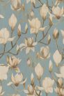 Decoprint Designer Walls Marta Cortese vlies  anyagú, beige, zöld, türkiz színű, virágos, Modern tapéta
