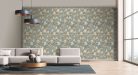 Decoprint Designer Walls Marta Cortese vlies  anyagú, beige, zöld, türkiz színű, virágos, Modern tapéta