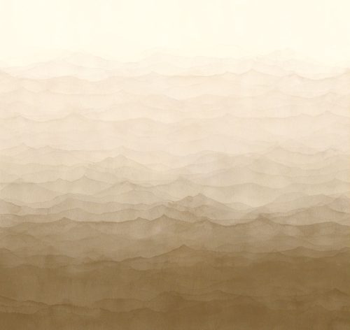Decoprint Designer Walls Marta Cortese vlies  anyagú, fehér, beige, barna színű, hegyvidék, színátmenetes, Modern poszter