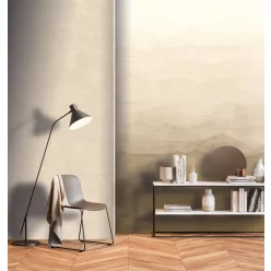   Decoprint Designer Walls Marta Cortese vlies  anyagú, fehér, beige, barna színű, hegyvidék, színátmenetes, Modern poszter