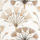 Caselio ELEGANCE vlies, vinyl anyagú beige, barna, arany, fekete színű virágos, art deco modern tapéta