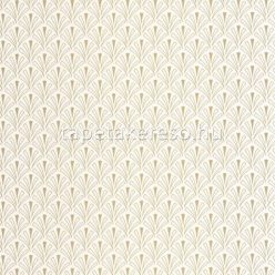   Caselio ELEGANCE vlies, vinyl anyagú krém, arany színű geometriai, art deco modern tapéta