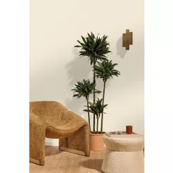   Caselio Elea, vinyl, vlies anyagú, beige színű, struktúrált, egyszínű, Modern tapéta