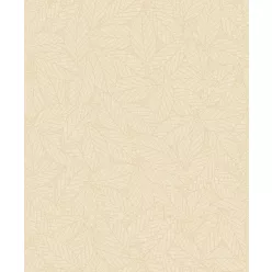   Caselio Elea, vlies anyagú, beige színű, levél erezet, Modern tapéta