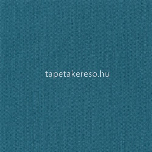 Caselio L'Escapade vinyl, vlies anyagú kék színű egyszínű, textilhatású modern tapéta
