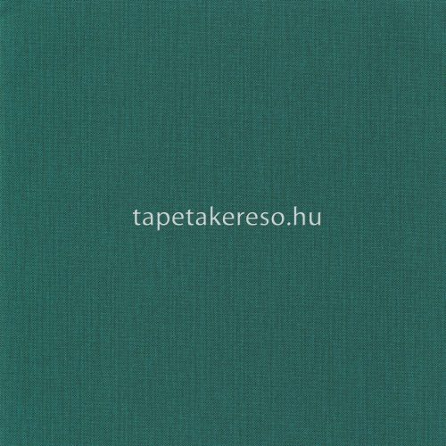Caselio L'Escapade vinyl, vlies anyagú zöld színű egyszínű, textilhatású modern tapéta