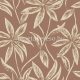 Caselio L'EPOPEE vlies anyagú barna, beige színű leveles modern tapéta