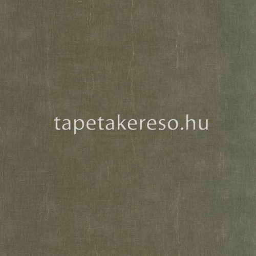 Casadeco ETAMINE vlies, vinyl anyagú zöld színű egyszínű, textilhatású modern tapéta