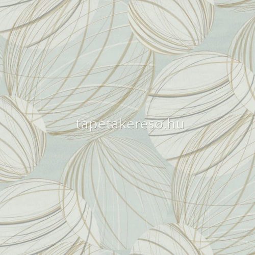 York CANDICE OLSON - CASUAL ELEGANCE vlies anyagú zöld, barna színű gömb, vonalas modern tapéta