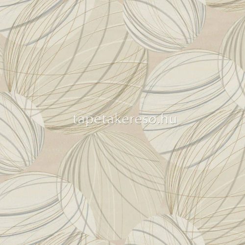 York CANDICE OLSON - CASUAL ELEGANCE vlies anyagú barna, szürke színű gömb, vonalas modern tapéta