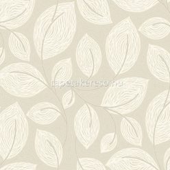   York CANDICE OLSON - CASUAL ELEGANCE vlies anyagú beige színű struktúrált, leveles modern tapéta