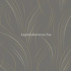   York CANDICE OLSON - CASUAL ELEGANCE vlies anyagú szürke, barna színű vonalas modern tapéta