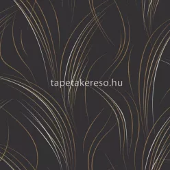   York CANDICE OLSON - CASUAL ELEGANCE vlies anyagú fekete, fehér, barna színű vonalas modern tapéta