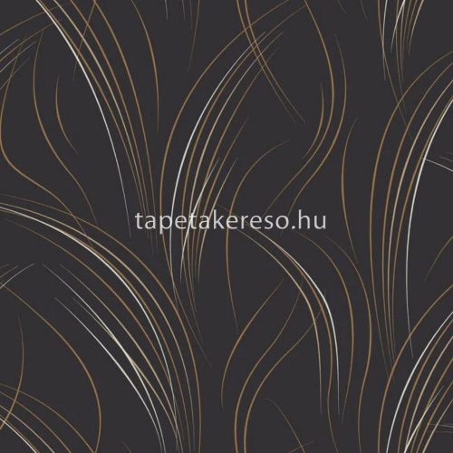 York CANDICE OLSON - CASUAL ELEGANCE vlies anyagú fekete, fehér, barna színű vonalas modern tapéta