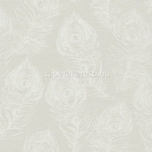 York CANDICE OLSON - CASUAL ELEGANCE vlies anyagú szürke, fehér színű tollas modern tapéta