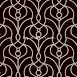   York CANDICE OLSON - CASUAL ELEGANCE vlies anyagú fekete, barna színű kovácsoltvas modern tapéta