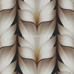   York CANDICE OLSON - CASUAL ELEGANCE vlies anyagú fekete, barna színű absztrakt, virágos modern tapéta