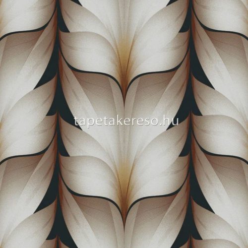 York CANDICE OLSON - CASUAL ELEGANCE vlies anyagú fekete, barna színű absztrakt, virágos modern tapéta