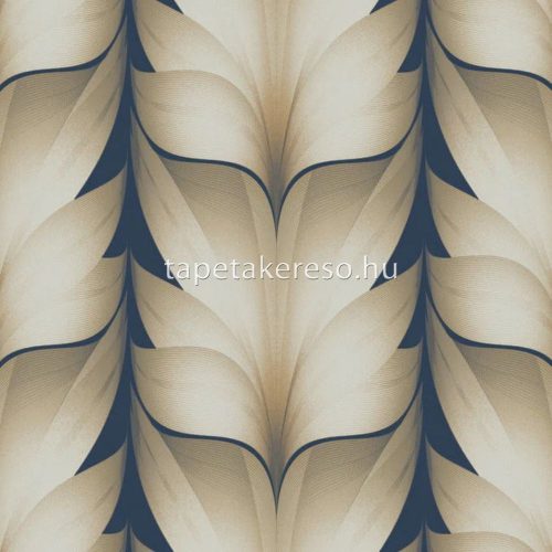 York CANDICE OLSON - CASUAL ELEGANCE vlies anyagú kék, barna színű absztrakt, virágos modern tapéta
