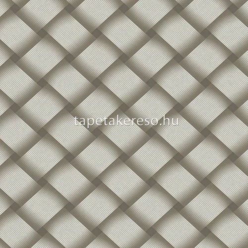 York CANDICE OLSON - CASUAL ELEGANCE vlies anyagú barna, fekete színű 3d, geometriai modern tapéta
