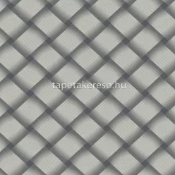   York CANDICE OLSON - CASUAL ELEGANCE vlies anyagú szürke, kék színű 3d, geometriai modern tapéta