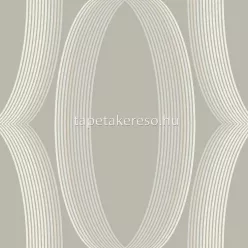   York CANDICE OLSON - CASUAL ELEGANCE vlies anyagú szürke, beige színű körös, geometriai modern tapéta