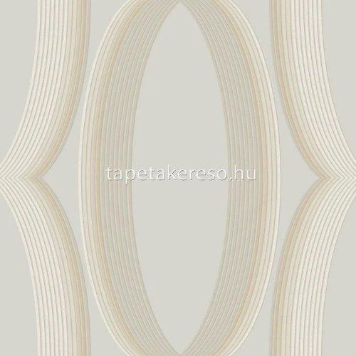 York CANDICE OLSON - CASUAL ELEGANCE vlies anyagú beige, szürke színű körös, geometriai modern tapéta