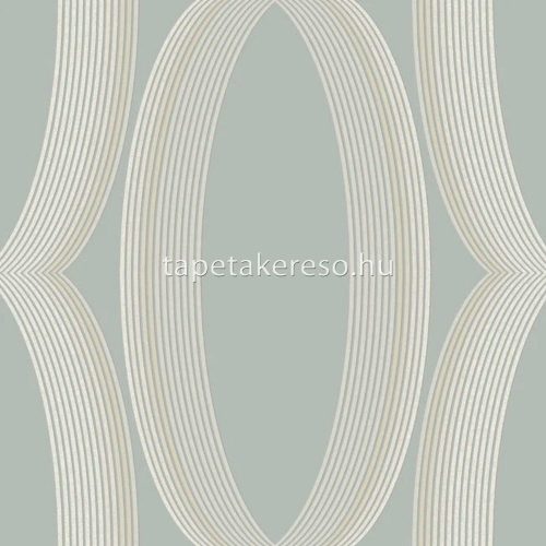 York CANDICE OLSON - CASUAL ELEGANCE vlies anyagú beige, szürke színű körös, geometriai modern tapéta