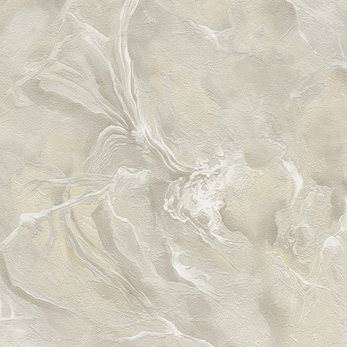 Emiliana Parati Carrara 4 vlies, vinyl anyagú, szürke, törtfehér, beige, gyöngyház színű, márványos, Modern tapéta