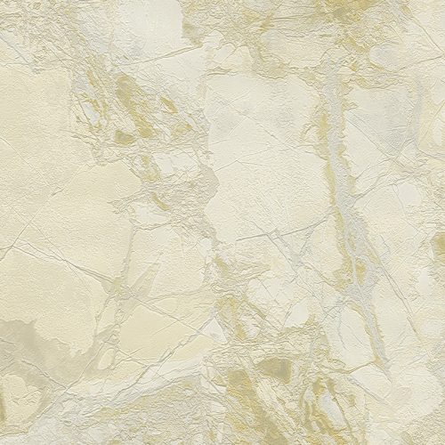 Emiliana Parati Carrara 4 vlies, vinyl anyagú, vajszínű, arany színű, márványos, Modern tapéta
