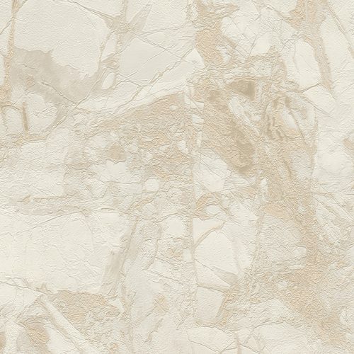 Emiliana Parati Carrara 4 vlies, vinyl anyagú, fehér, beige színű, márványos, Modern tapéta