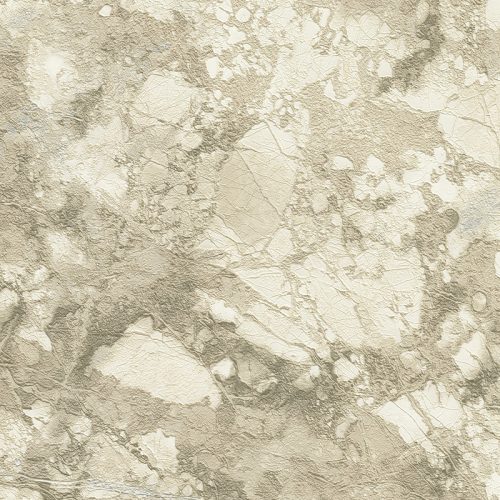 Emiliana Parati Carrara 4 vlies, vinyl anyagú, beige, zöld színű, márványos, Modern tapéta