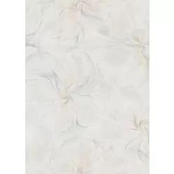   Erismann Aurora, vlies, vinyl anyagú, fehér, szürke, beige, ezüst, csillámos színű, virágos, Modern tapéta